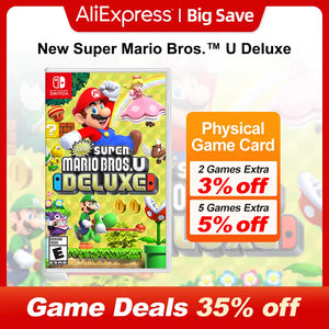 New Super Mario Bros U Deluxe Nintendo Switch Game Deals 100% Official Original Physical Game Card for Switch OLED Lite Console