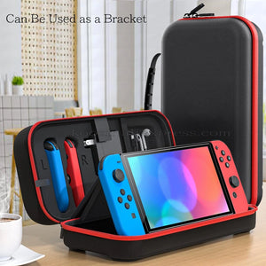 Nintend Switch Large Storage Bag SwitchOLED Portable Carrying Case Anti-Scratch Oxford Cloth Travel Bag for Nintendo Switch OLED