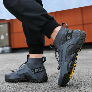 Outdoor Men Women Hiking Shoes Breathable Casual Hiking Fishing Overshoes Wading Shoes Outdoor Sports Shoes Tenis Para Hombre