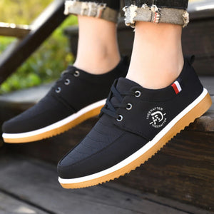 Summer Mens Canvas Shoes Fashion Platform Sneakers for Men Casual Walking Breathable Shoes 2023 Male Loafers Zapatillas Hombre