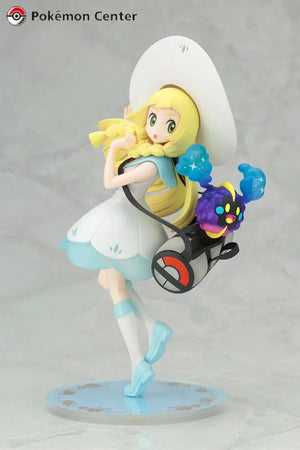 In Stock Kotobukiya Pokémon Moon Lillie Original Anime Figure Model Doll Action Figures Collection Cute Toys for boys Gifts PVC