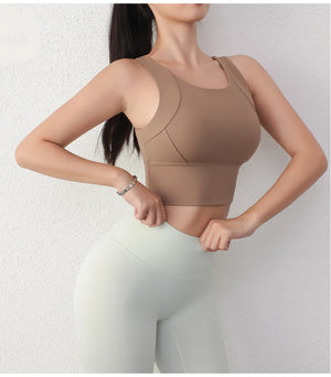 Yoga Sportswear High Elastic Woman cloths Gym Top