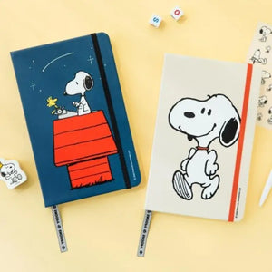 96Sheets Snoopy Cartoon Exquisite A5 Work Meeting Record Book 2Styles Kawaii Anime Students Notebook Diary Book for Gifts