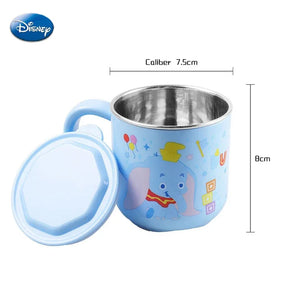 Disney Mickey Mouse Stitch Cartoon Cups Stainless Steel Milk Cup Mugs Anime Figure Frozen Elsa Drink Water Cup Kids Coffee Mug