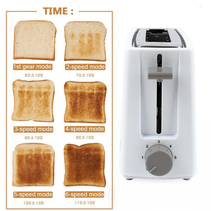 110V/220V Stainless Steel Electric Toaster Bread Baking Oven Breakfast Machine Toast Grill Stove Sandwich Maker Heater Warmer US