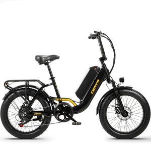 CEAYA 20IN Electric Bike Men Women Fat Tyre E bike Electric Bicycle 48V15AH Battery 25km/h E Bike With Shimano 7 Speed Dual Disc