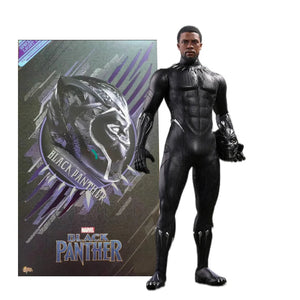 Original Hot Toys Mms470 1/6 Black Panther 2.0 Marvel Action Figure Toy Gift Model Garage Kit Collection Hobbies Children Gift