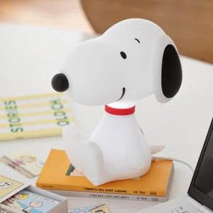 New Kawaii Snoopy Modeling Led Atmosphere Nightlight Bedroom Induction Sleep Lamp Ornament Anime Toy for Girls Birthday Gifts