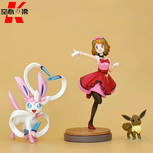 [1/20 Scale World] Serena & Eevee Contests Toy Figure Decoration