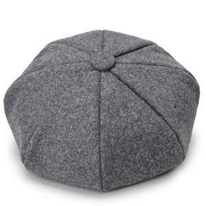 Woolen solid color beret fashion outdoor cotton hat autumn and winter windproof hats men's and women's universal caps