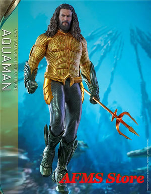 Original HotToys MMS518 1/6 Scale Collectible Figure Aquaman Arthur Curry Aquaman 12 inch Men Soldier Action Figure Model Toys