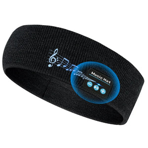 New Wireless Bluetooth Music Sports Headband with Headband, Two Ear Stereo Bluetooth Earphones, Removable and Washable