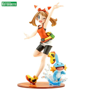 In Stock Kotobukiya Pokémon May Mudkip Original Anime Figure Model Doll Action Figures Collection Cute Toys for boys Gifts PVC