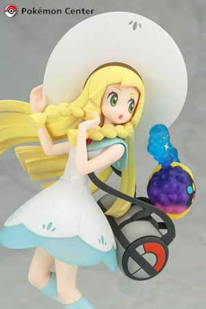 In Stock Kotobukiya Pokémon Moon Lillie Original Anime Figure Model Doll Action Figures Collection Cute Toys for boys Gifts PVC