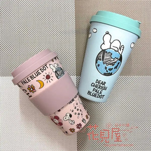 400Ml Snoopy Peanuts Afternoon Tea Seriesafternoontea Handy Coffee Mug Cartoon Kawaii Anime Plush Toy for Girl Birthday Gift