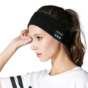 New Wireless Bluetooth Music Sports Headband with Headband, Two Ear Stereo Bluetooth Earphones, Removable and Washable