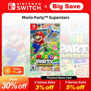 Mario Party Superstars Nintendo Switch Game Deals 100% Official Original Physical Game Card Party Genre for Switch OLED Lite