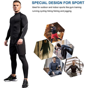 Men Sport T-shirt Quick Dry Bodybuilding Running Shirt