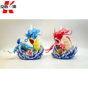 [1/20 Scale World] Magikarp & Gyarados Toy Figure Decoration