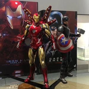 Original Hot Toys Marvel Avengers Alloy Iron Man Mk85 1/6 Anime Action Figure Collection Model Toys New Head Engraving Toys