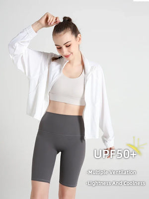 Long Sleeve Yoga Shirt Fitness Workout Sport Tops