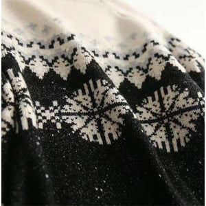 2022 Autumn Winter Elegant Women Snowflake Printed Warm Sweater Female Thick Half Turtleneck Sweater Knit All-match Jumpers Tops