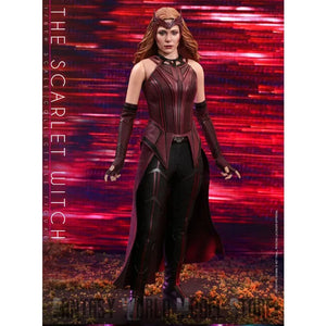 Original Hot Toys TMS036 1/6 Scale Scarlet Witch Wanda Elizabeth Olsen Full Set Collectible 12'' Female Action Figure Model Doll