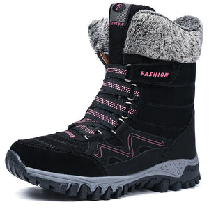 Women's Snow Boots Winter Plush Warm Platform Women's Ankle Boots Wear-resistant Waterproof Non-slip Lady Snow Boots for Womens