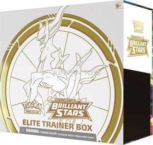 Original Pokémon Trading Card Game Elite Trainer Box Sword Shield Brilliant Stars Astral Radiance Pokemon PTCG Arceus ETB Toys