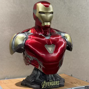 Mk85 Iron Man Glow Bluetooth Speaker Genuine Marvel The Avengers 1:1 Large Statue Ornaments Theater Audio Collection Model Gift