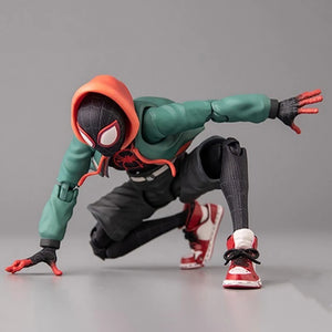 Sv Action Spiderman Miles Morales Action Figure Collection Sentinel Marvel Spider-Man Into the Spider Verse Figures Model Toys