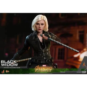 Original Hot toys MMS460 Avengers 3 Black Widow 6.0 Scarlett Marvel Anime Full Set 12inch Action Figures Collectible Model gifts