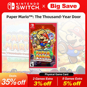 Paper Mario The Thousand Year Door Nintendo Switch Game Deals 100% New Original Physical Game Card for Nintendo Switch OLED Lite