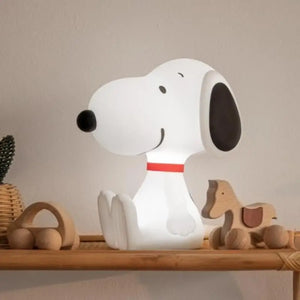 New Kawaii Snoopy Modeling Led Atmosphere Nightlight Bedroom Induction Sleep Lamp Ornament Anime Toy for Girls Birthday Gifts