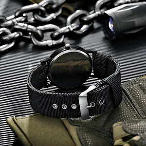 Fashion Men Watches Luminous Nylon Band Military Watch Men Army Wrist Quartz Sports Shock Wristwatches Couple Waterproof Reloj