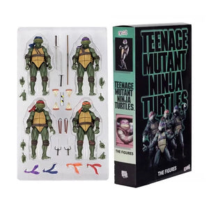 Ninja Turtle Figures Raph Mikey Leonardo Donatello Action Figure PVC NECA TMNT Collection Doll Movable Model Toy