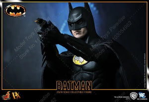 Original HotToys DX09 1/6 Men Soldier 1989 Batman Super Hero Michael Keaton Full Set 12inch Action Figure Collectible Toys Gifts