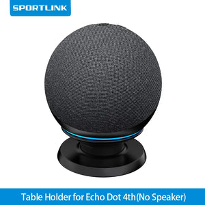 SPORTLINK Pedestal for Echo Dot 4 4th Generation Stand Holder Speaker Accessories with Anti-slip Rubber Pads Secure and Stable