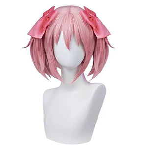 Hot Anime Character Magica Kaname Madoka Cosplay Hairpin Cute Pink Headdress Student Hair Accessories Jewelry Gift