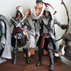 In Stock Assassin's Creed Iii Action Figure Ezio Figuras Toys Neca Game Figurine Anime Figura Pvc Collection Model Doll Gift