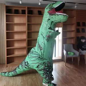 Dinosaur Inflatable Suit Toy Halloween Blow Up Tyrannosaurus Rex Suit Juguetes Cosplay Dinosaurs Costumes Toys For Adult Gift