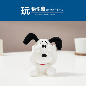 Original Snoopyed Limited Edition Wow Snoopy Doll 10Cm Plush Bag Hanging Charm Cartoon Kawaii Anime Toys for Children Gift