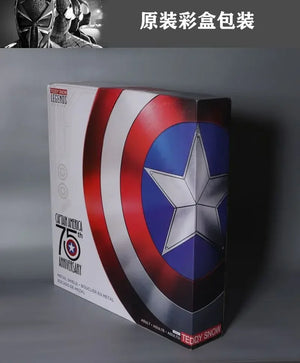 75th Anniversary Cosplay Avengers Captain America Shield Model for Children Captain America Arm Guard Props Marvel Fans Gift