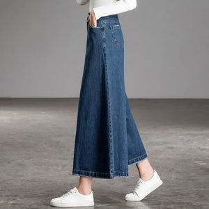 Wide Leg Jeans Women New Korean Dongdaemun 2024  High Waist Baggy Mom Jeans Streetwear Pant Pants Y2k Clothes 2000s Womens Width