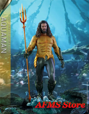 Original HotToys MMS518 1/6 Scale Collectible Figure Aquaman Arthur Curry Aquaman 12 inch Men Soldier Action Figure Model Toys