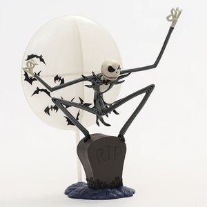 Luminous Jack Skellington Nightmare before Christmas PVC Figure Collection Model Toy Xmas Gift