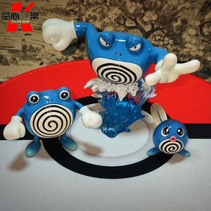 [1/20 Scale World] Poliwag & Poliwhirl & Poliwrath Toy Figure Decoration