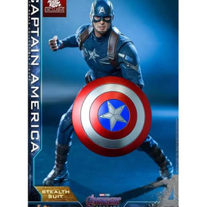 In Stock Hottoys Mms607 1/6 Avengers 4 Captain America Stealth Suit  Gift Model Collection Hobby Marvel Action Figure Toy