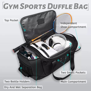 BANGE Sports Bags Men Gym Bags For Fitness Training Outdoor WaterProof Sport Bag Dry Wet Separation Bags Sac De Travel Bag