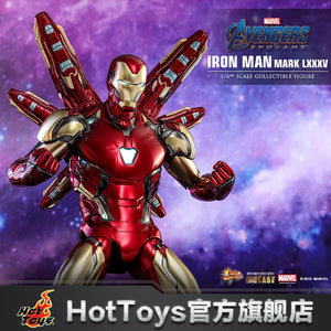 Original New Hot Toys Marvel Avengers Alloy Iron Man Mk85 1/6 Anime Action Figure Collection Head Engraving Toys Model Gifts